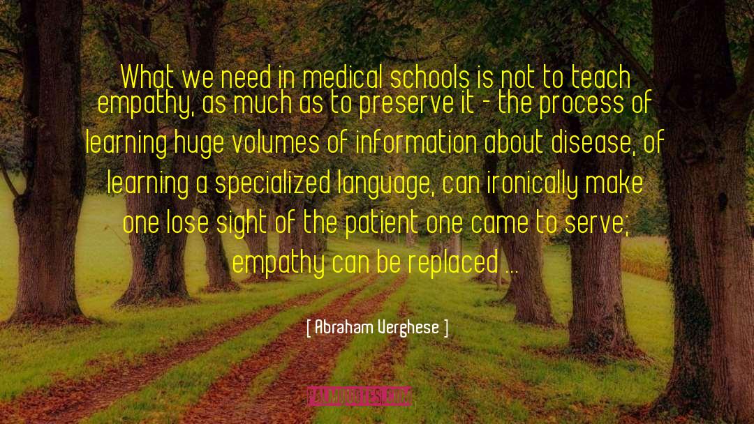 Fitzgibbon Patient quotes by Abraham Verghese