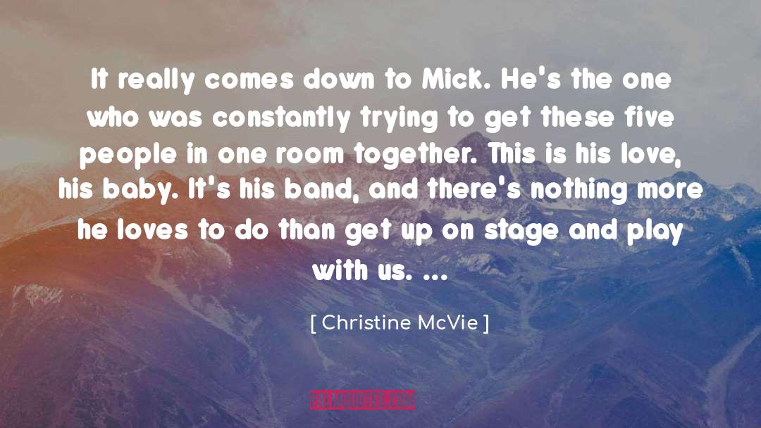 Five Fingers quotes by Christine McVie