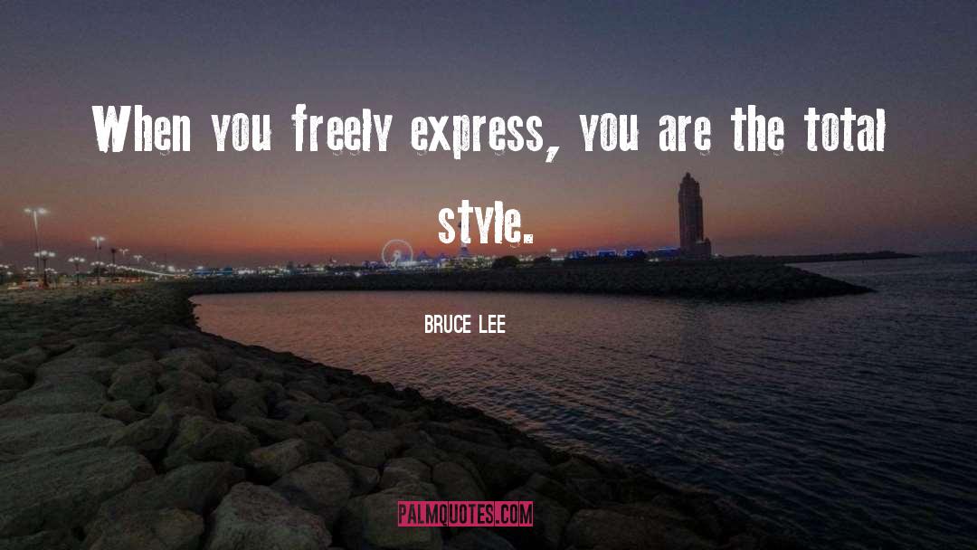 Five Freely quotes by Bruce Lee