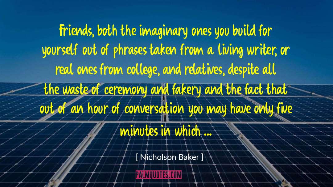 Five Minutes quotes by Nicholson Baker