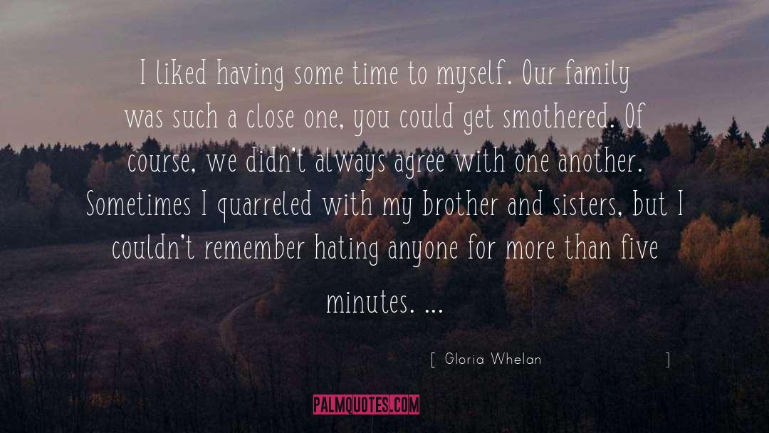 Five Minutes quotes by Gloria Whelan