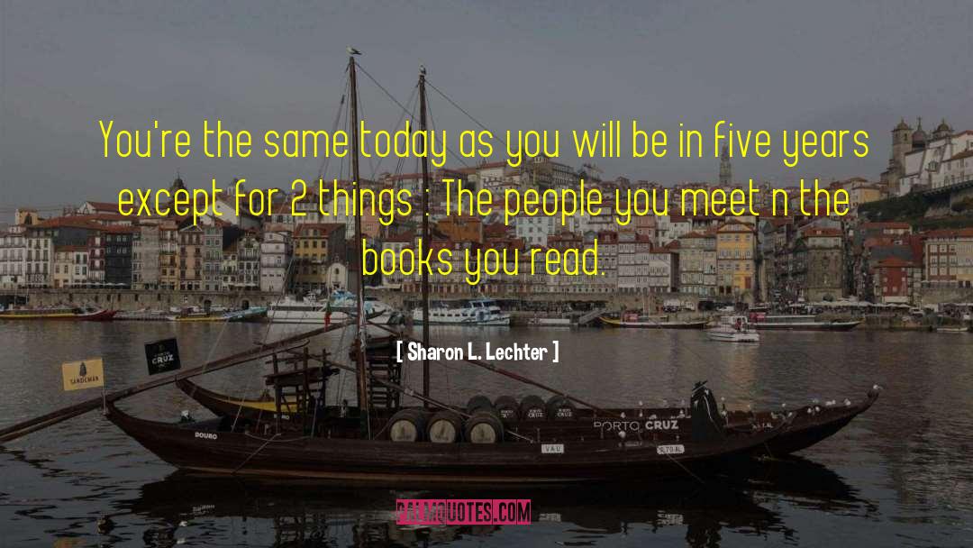 Five People You Meet In Heaven quotes by Sharon L. Lechter
