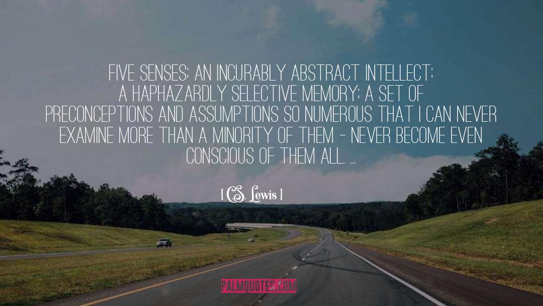 Five Senses quotes by C.S. Lewis