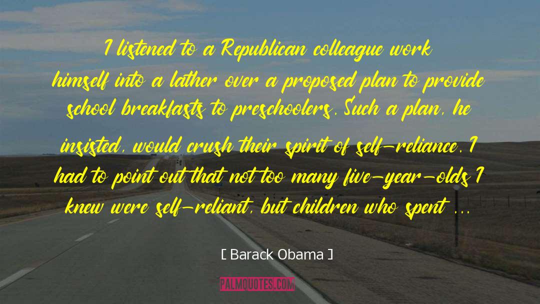 Five Year Olds quotes by Barack Obama