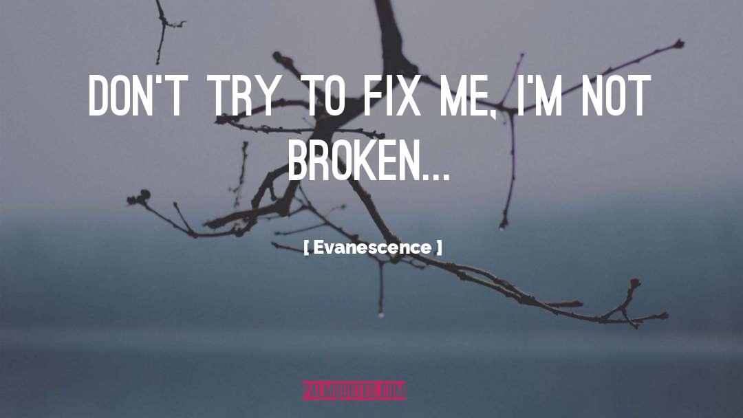 Fix Me quotes by Evanescence