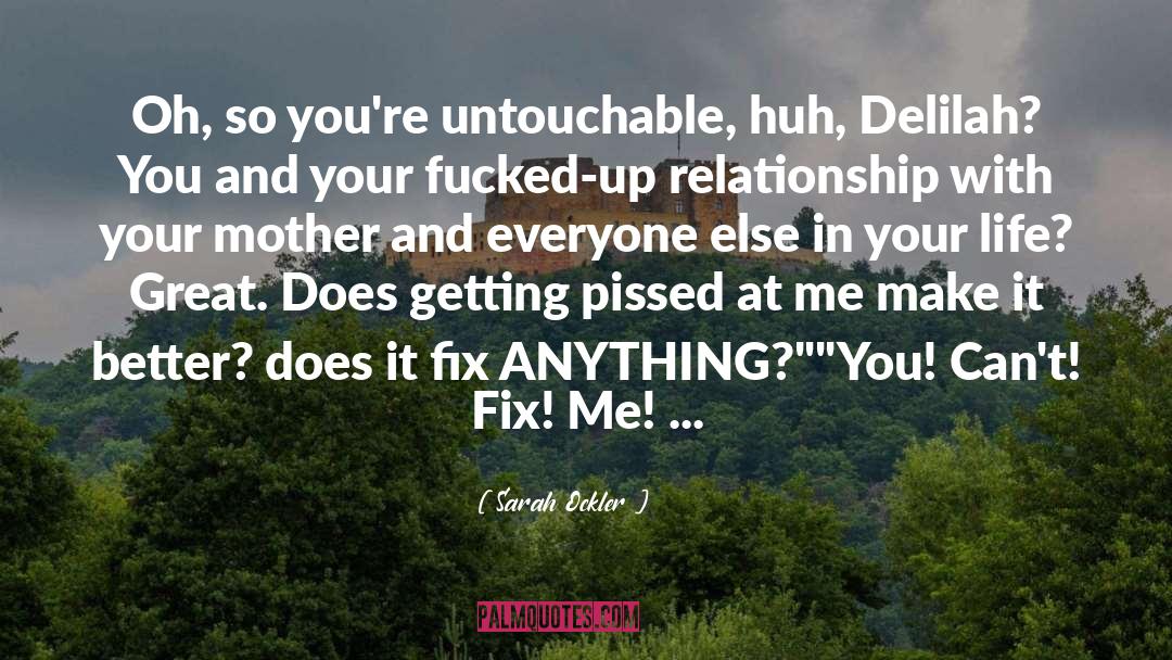 Fix Me quotes by Sarah Ockler