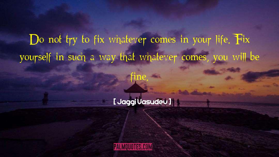 Fix Yourself quotes by Jaggi Vasudev