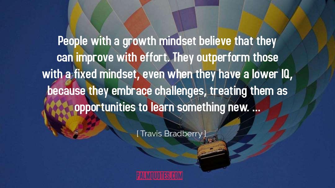 Fixed Mindset quotes by Travis Bradberry