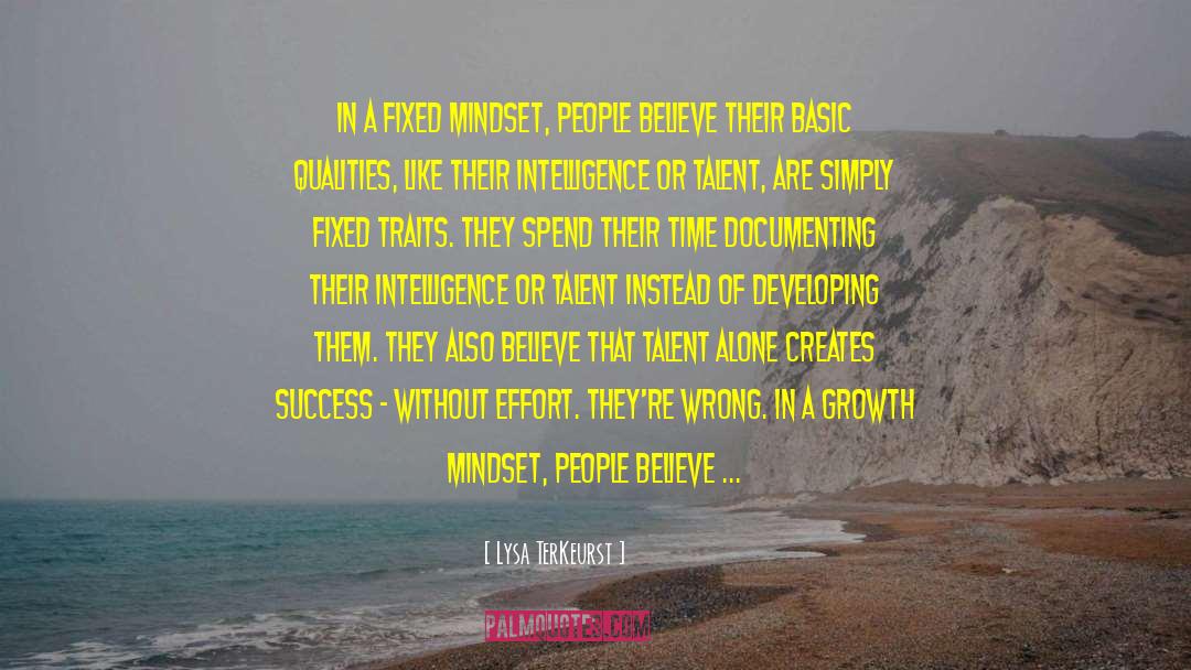 Fixed Mindset quotes by Lysa TerKeurst