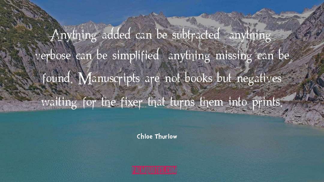 Fixer quotes by Chloe Thurlow