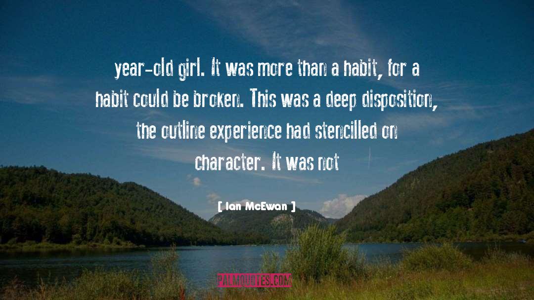Fixing A Broken Girl quotes by Ian McEwan