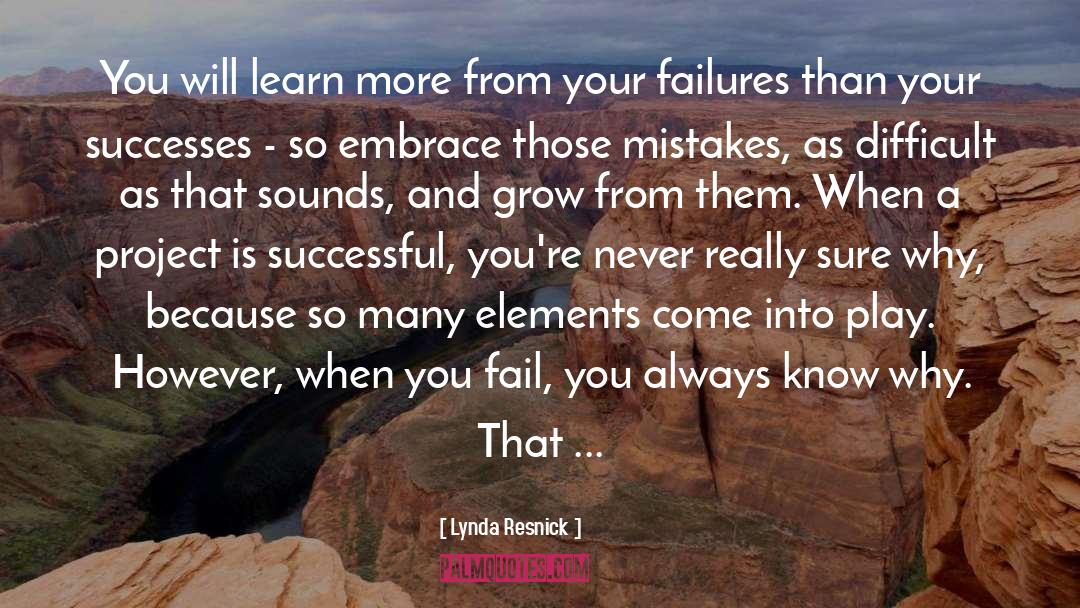 Fixing Mistakes quotes by Lynda Resnick