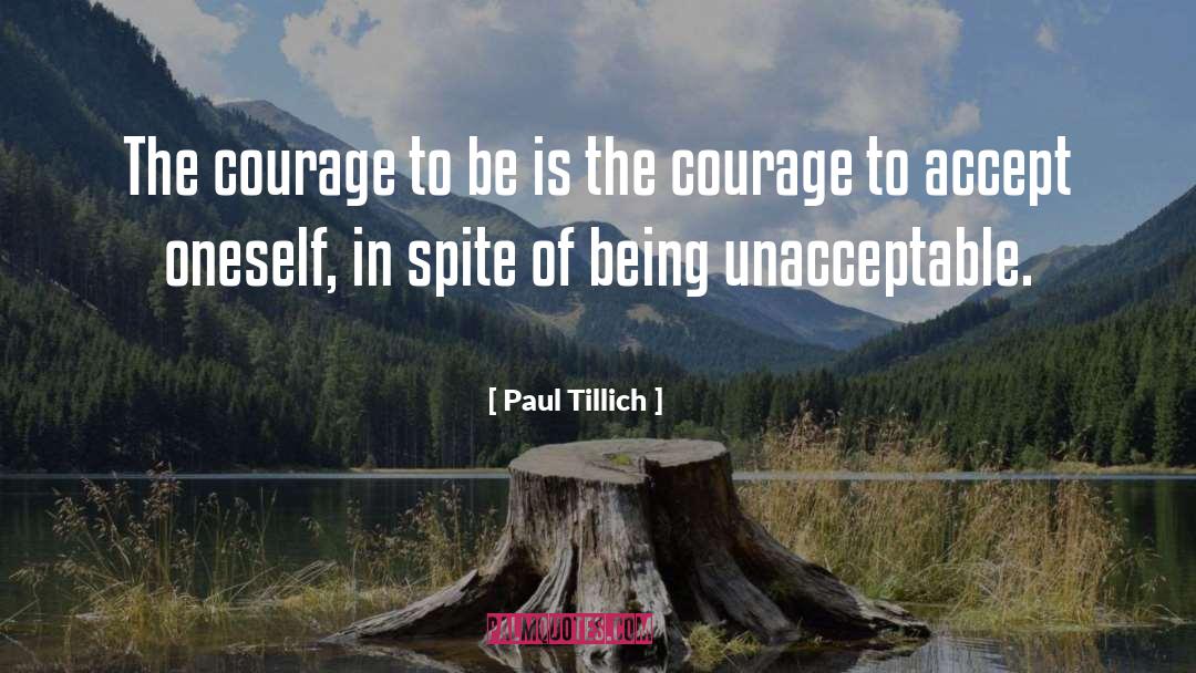 Fixing Oneself quotes by Paul Tillich