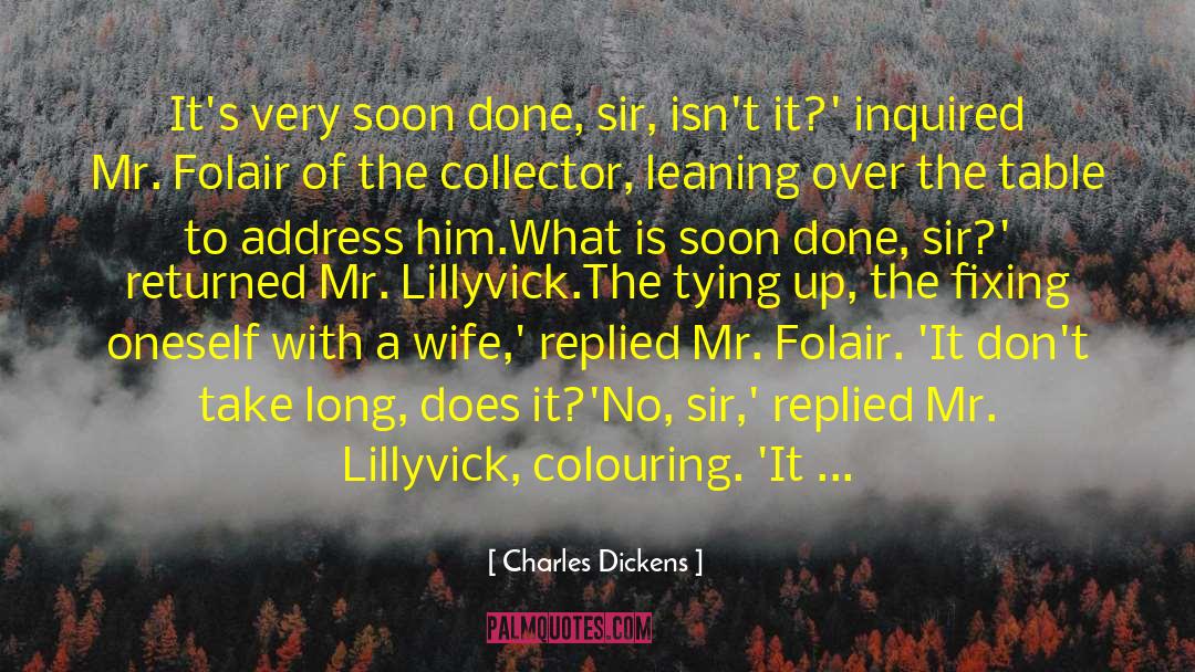 Fixing Oneself quotes by Charles Dickens