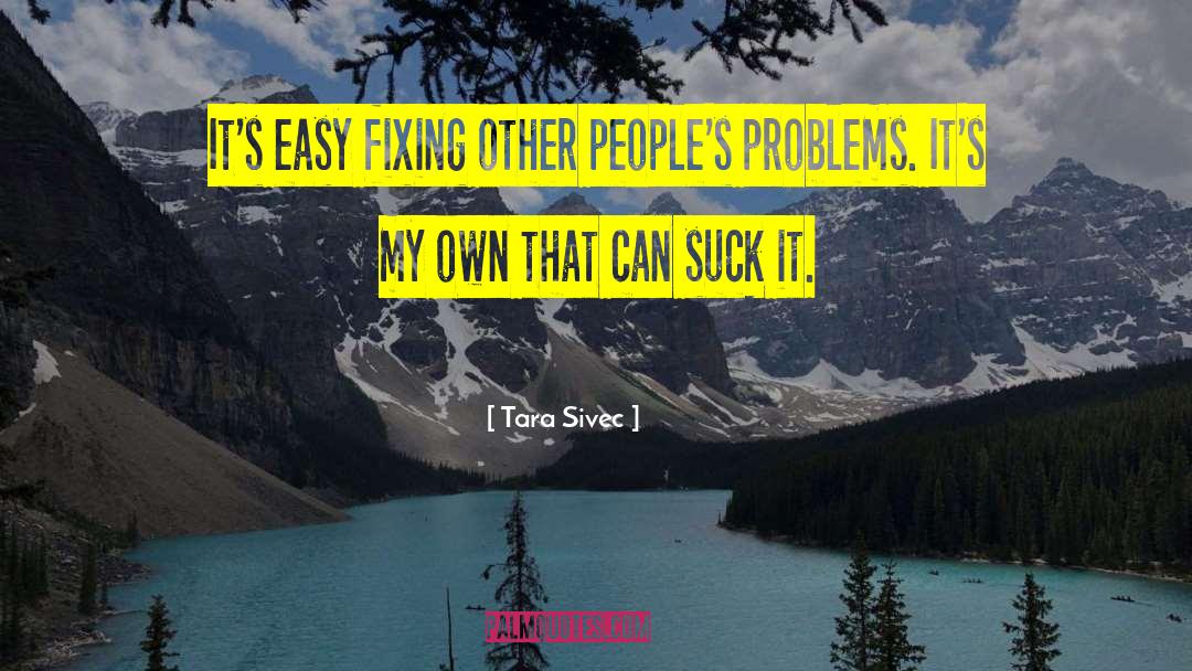 Fixing quotes by Tara Sivec