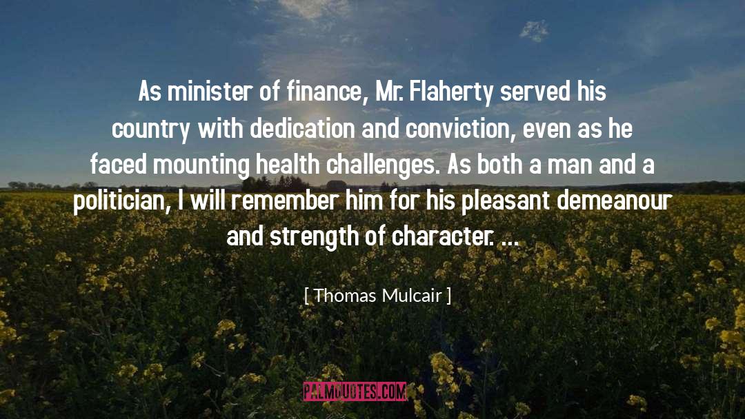 Flaherty quotes by Thomas Mulcair