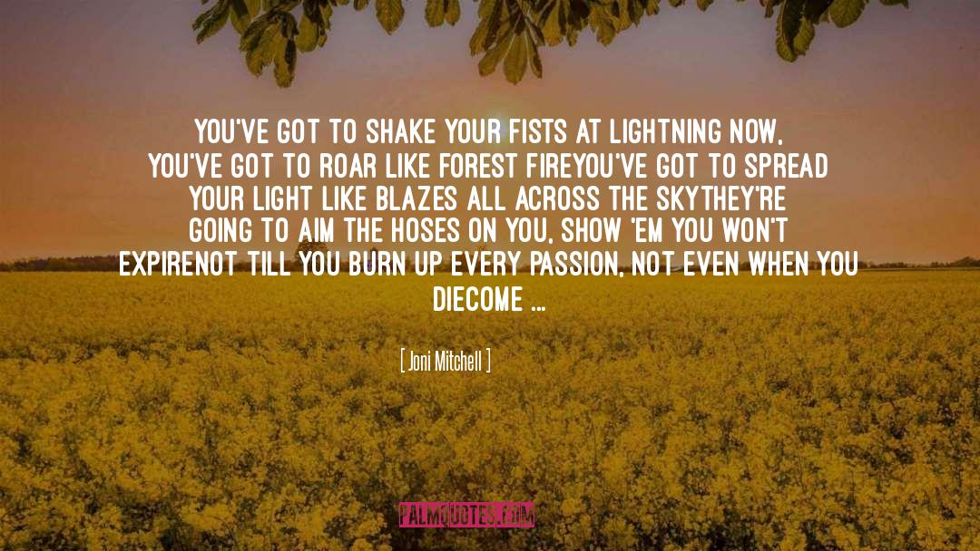 Flames Of Fire quotes by Joni Mitchell