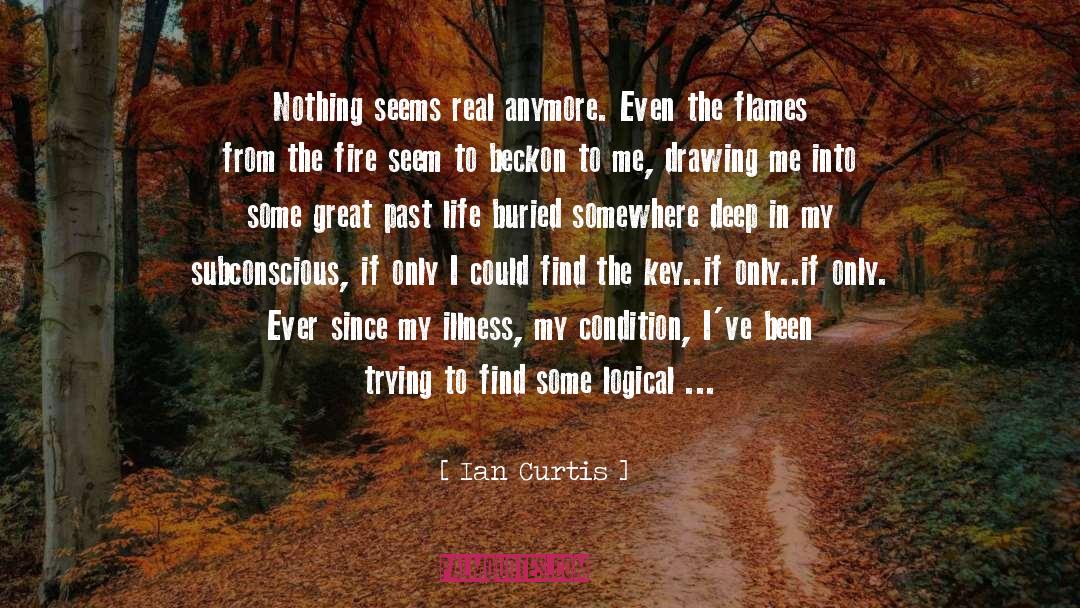 Flames quotes by Ian Curtis