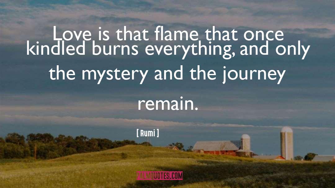 Flames quotes by Rumi