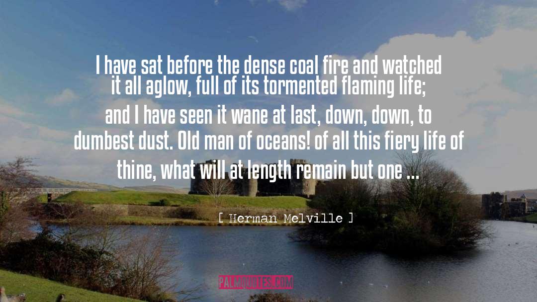 Flaming quotes by Herman Melville