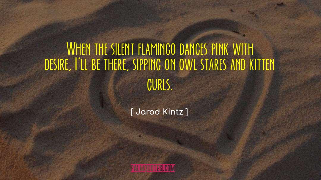 Flamingo quotes by Jarod Kintz