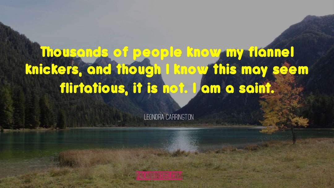 Flannel quotes by Leonora Carrington