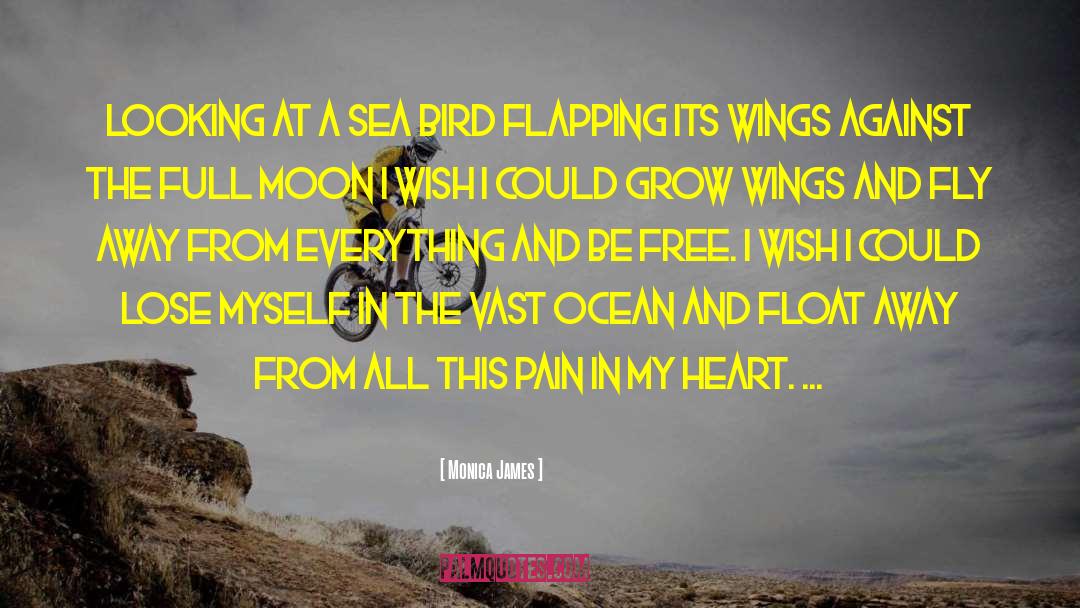 Flapping quotes by Monica James