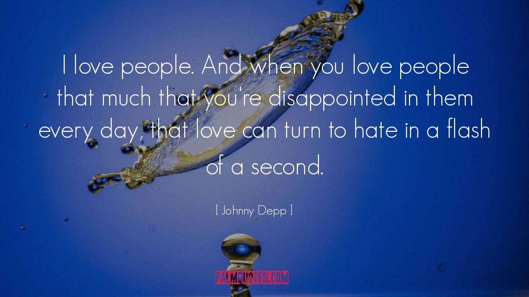 Flash Attosecond quotes by Johnny Depp