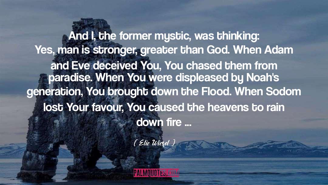 Flash Flood quotes by Elie Wiesel