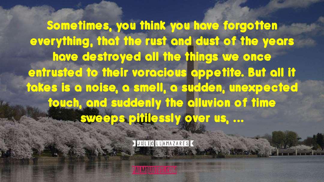 Flash Floods quotes by Julio Llamazares