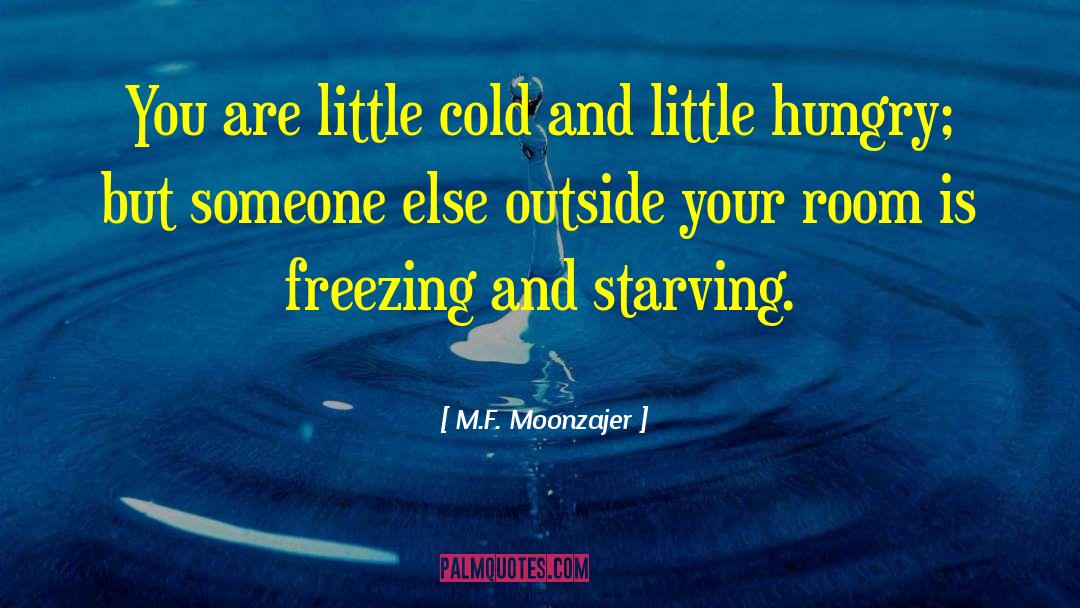 Flash Freezing quotes by M.F. Moonzajer