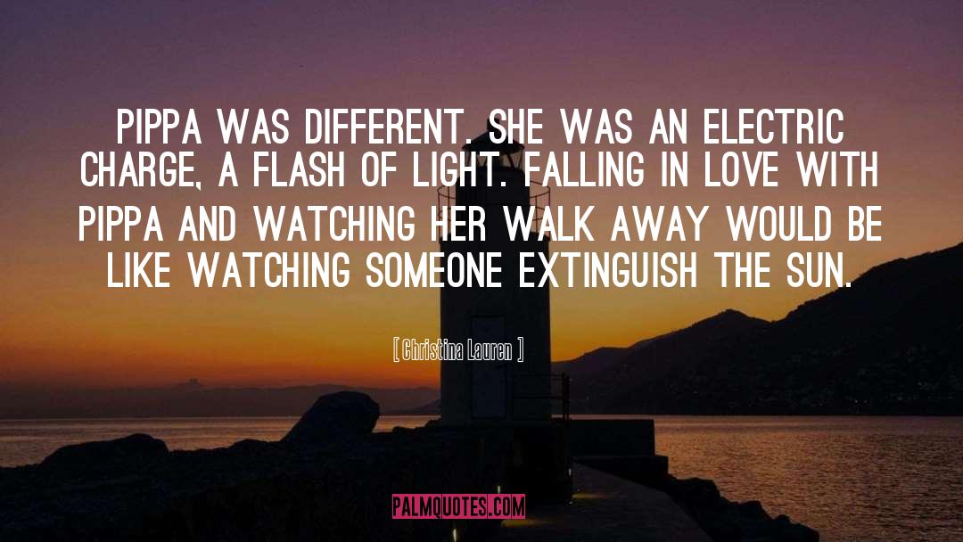 Flash Of Light quotes by Christina Lauren