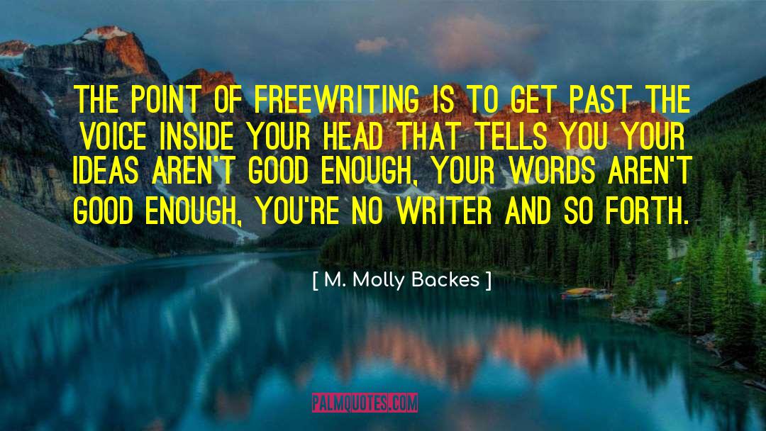 Flash Point quotes by M. Molly Backes