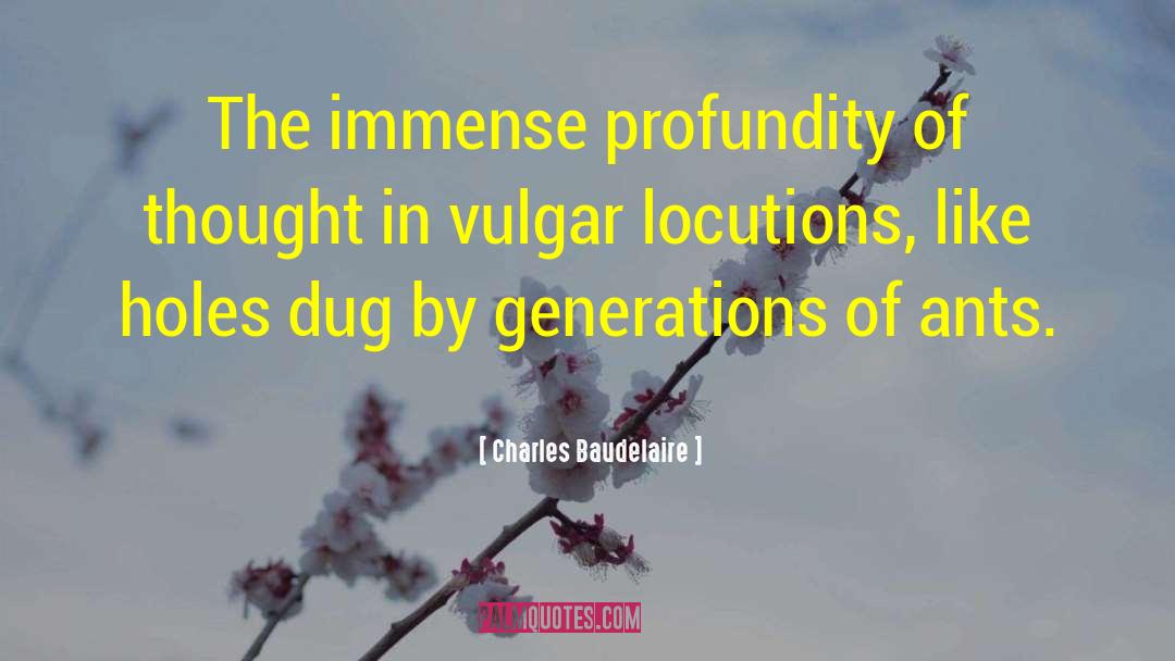 Flashily Vulgar quotes by Charles Baudelaire