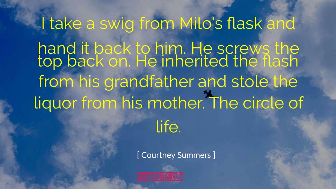 Flask quotes by Courtney Summers