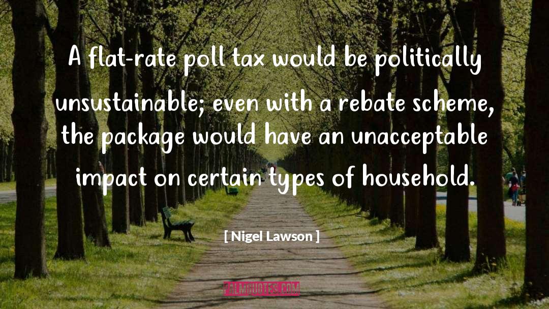 Flat Rate quotes by Nigel Lawson