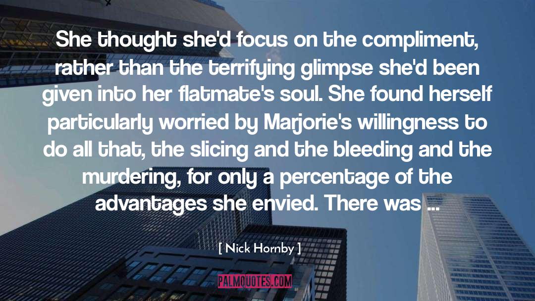 Flatmates quotes by Nick Hornby