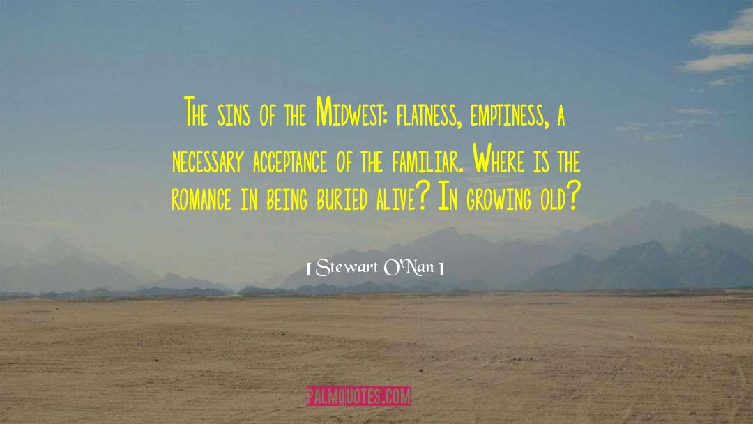 Flatness quotes by Stewart O'Nan