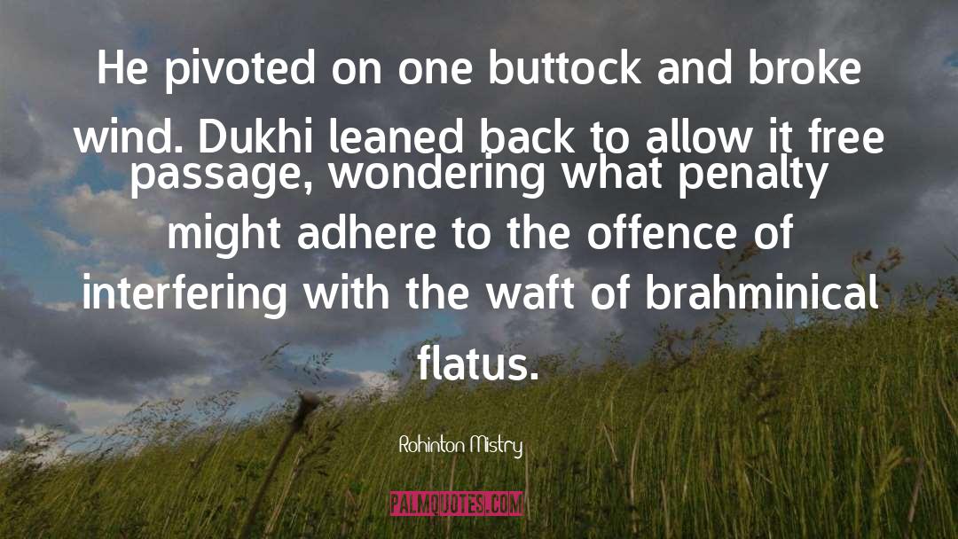 Flatulence quotes by Rohinton Mistry
