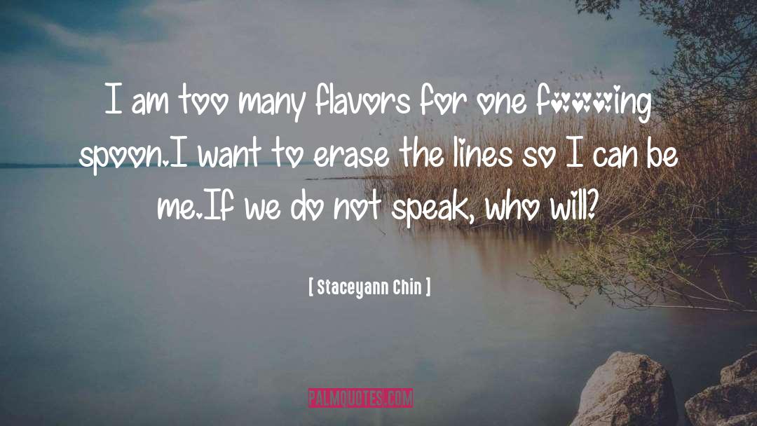 Flavor quotes by Staceyann Chin