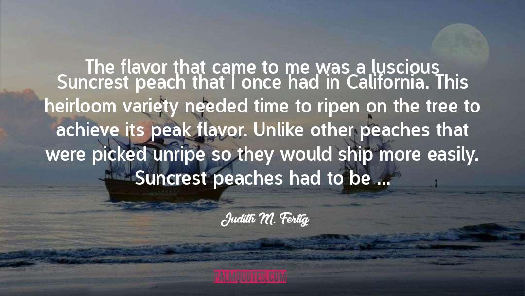 Flavors quotes by Judith M. Fertig