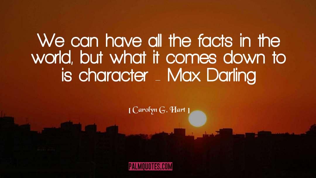 Flawed Character quotes by Carolyn G. Hart