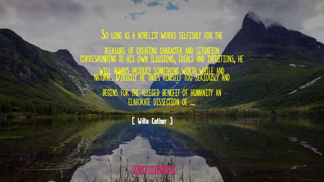 Flawed Humanity quotes by Willa Cather