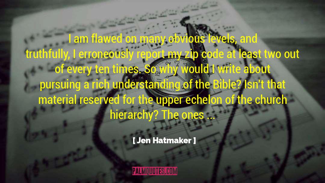 Flawed quotes by Jen Hatmaker