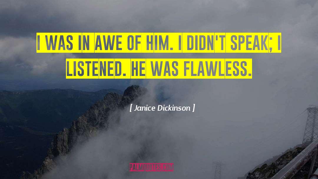 Flawless quotes by Janice Dickinson