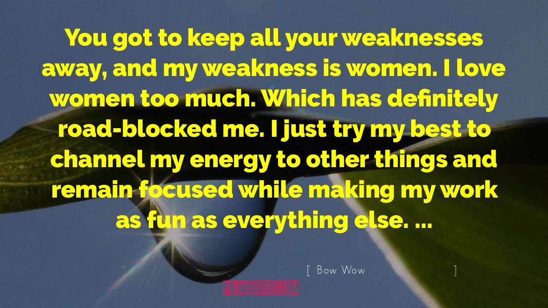 Flaws And Weaknesses quotes by Bow Wow