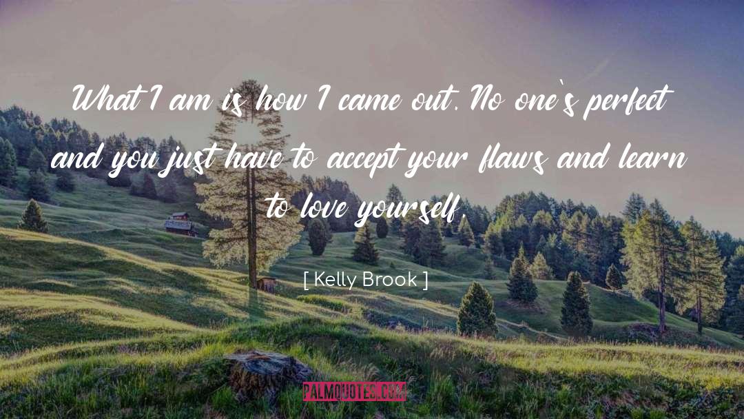 Flaws And Weaknesses quotes by Kelly Brook