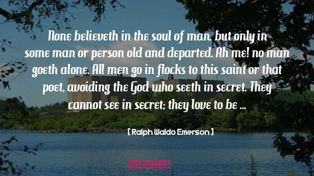 Flaws In Society quotes by Ralph Waldo Emerson