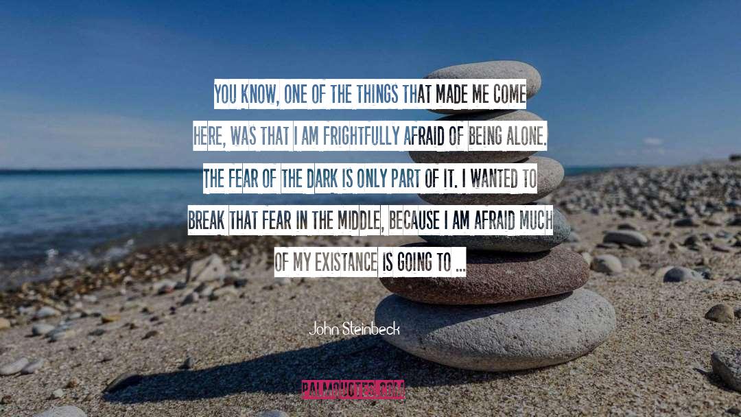 Fleating Existance quotes by John Steinbeck