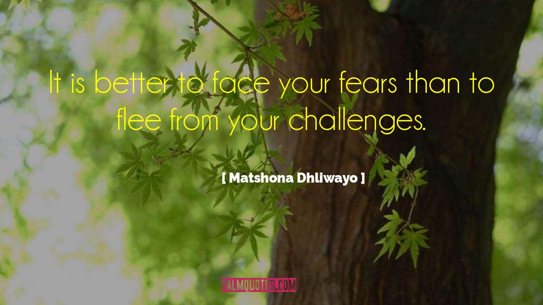 Flee From Satan quotes by Matshona Dhliwayo